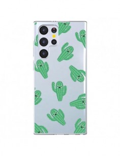 Coque Samsung Galaxy S22 Ultra 5G Chute de Cactus Smiley...