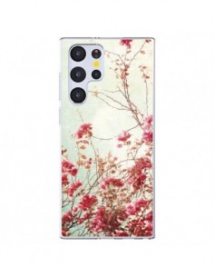 Coque Samsung Galaxy S22 Ultra 5G Fleur Vintage Rose - Nico