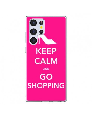 Coque Samsung Galaxy S22 Ultra 5G Keep Calm and Go Shopping - Nico