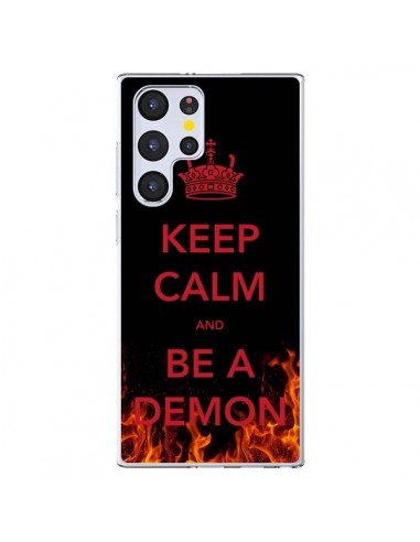 Coque Samsung Galaxy S22 Ultra 5G Keep Calm and Be A Demon - Nico