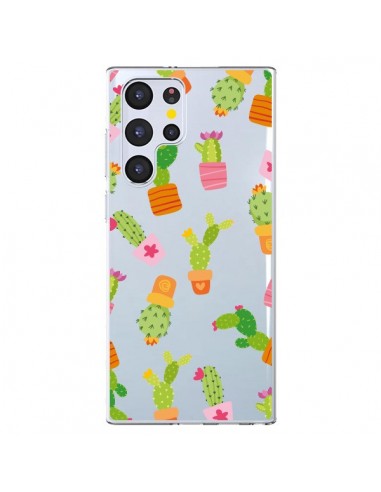 Coque Samsung Galaxy S22 Ultra 5G Cactus Méli Mélo Transparente - Nico