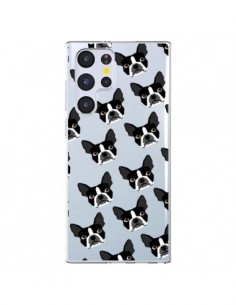 Coque Samsung Galaxy S22 Ultra 5G Chiens Boston Terrier...