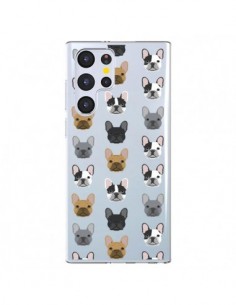 Coque Samsung Galaxy S22 Ultra 5G Chiens Bulldog Français...