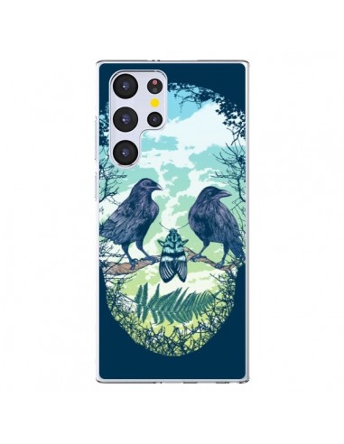 Coque Samsung Galaxy S22 Ultra 5G Tête de Mort Nature - Rachel Caldwell