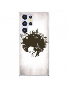 Coque Samsung Galaxy S22 Ultra 5G Childhood Garden Afro -...