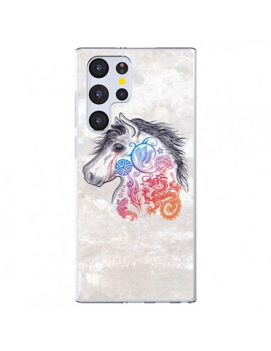 Coque Samsung Galaxy S22 Ultra 5G Licorne Muticolore - Rachel Caldwell