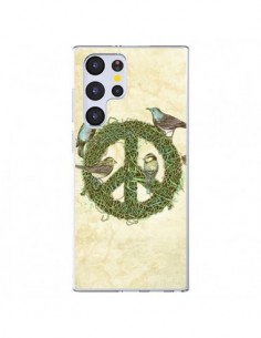 Coque Samsung Galaxy S22 Ultra 5G Peace And Love Nature...