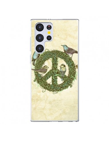 Coque Samsung Galaxy S22 Ultra 5G Peace And Love Nature Oiseaux - Rachel Caldwell