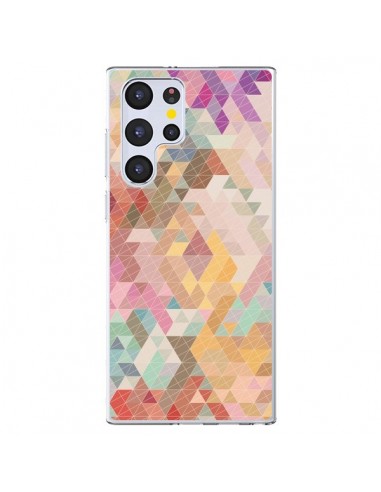 Coque Samsung Galaxy S22 Ultra 5G Azteque Pattern Triangles - Rachel Caldwell