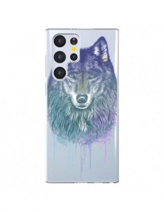 Coque Samsung Galaxy S22 Ultra 5G Loup Wolf Animal...