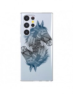 Coque Samsung Galaxy S22 Ultra 5G Cheval Horse Double...
