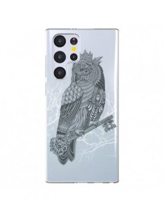 Coque Samsung Galaxy S22 Ultra 5G Owl King Chouette Hibou...