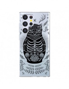 Coque Samsung Galaxy S22 Ultra 5G Owl Chouette Hibou...