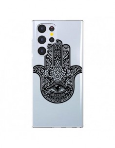 Coque Samsung Galaxy S22 Ultra 5G Hamsa Cinq Doigts Main...