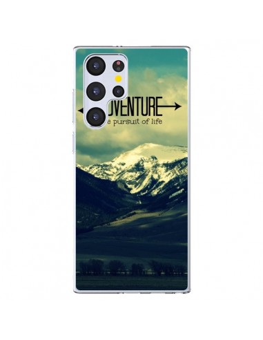 Coque Samsung Galaxy S22 Ultra 5G Adventure the pursuit of life Montagnes Ski Paysage - R Delean