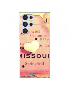 Coque Samsung Galaxy S22 Ultra 5G Carte Map Missouri...