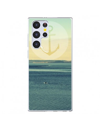 Coque Samsung Galaxy S22 Ultra 5G Ancre Navire Bateau Summer Beach Plage - R Delean