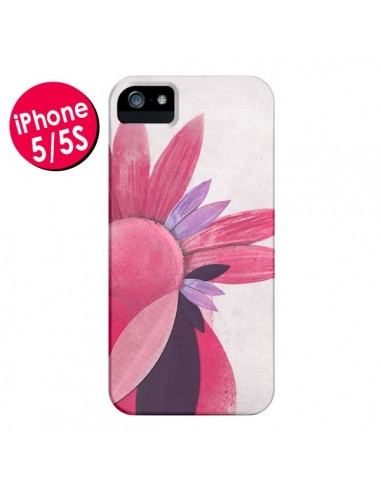Coque Flowers Fleurs Roses pour iPhone 5 et 5S - Lassana