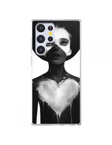 Coque Samsung Galaxy S22 Ultra 5G Fille Coeur Hold On - Ruben Ireland