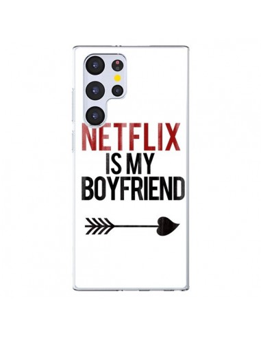 Coque Samsung Galaxy S22 Ultra 5G Netflix is my Boyfriend - Rex Lambo
