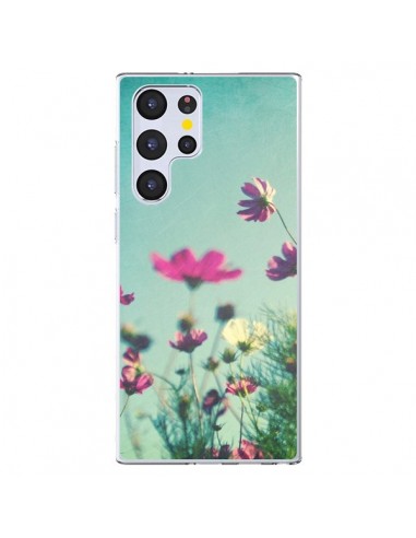 Coque Samsung Galaxy S22 Ultra 5G Fleurs Reach for the Sky - Sylvia Cook