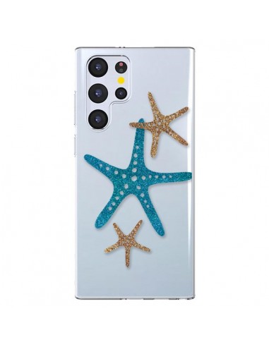 Coque Samsung Galaxy S22 Ultra 5G Etoile de Mer Starfish Transparente - Sylvia Cook