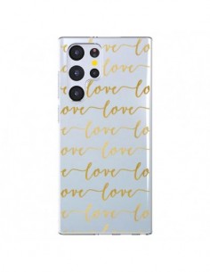 Coque Samsung Galaxy S22 Ultra 5G Love Amour Repeating...