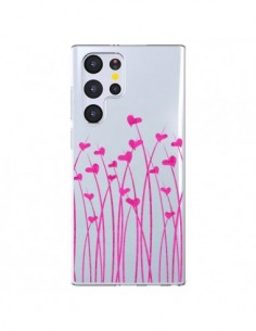 Coque Samsung Galaxy S22 Ultra 5G Love in Pink Amour Rose...