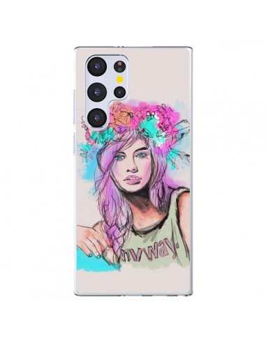 Coque Samsung Galaxy S22 Ultra 5G Femme Mannequin Barbara Palvin - Sara Eshak