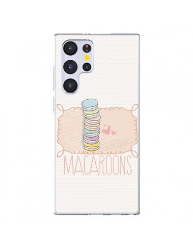 Coque Samsung Galaxy S22 Ultra 5G Macaron Gateau - Sara Eshak