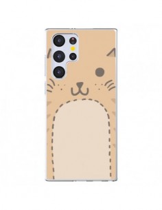 Coque Samsung Galaxy S22 Ultra 5G Big Cat chat - Santiago...