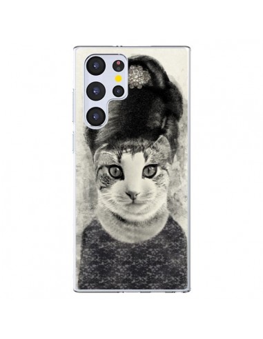 Coque Samsung Galaxy S22 Ultra 5G Audrey Cat Chat - Tipsy Eyes