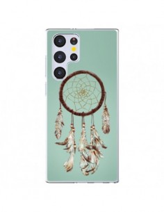 Coque Samsung Galaxy S22 Ultra 5G Attrape-rêves vert -...