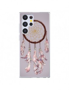 Coque Samsung Galaxy S22 Ultra 5G Attrape-rêves violet -...