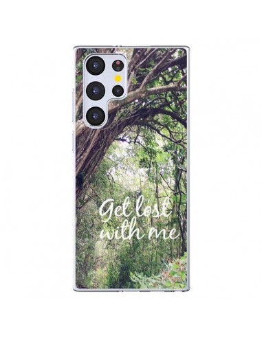 Coque Samsung Galaxy S22 Ultra 5G Get lost with him Paysage Foret Palmiers - Tara Yarte