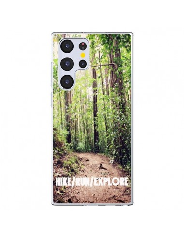 Coque Samsung Galaxy S22 Ultra 5G Hike Run Explore Paysage Foret - Tara Yarte