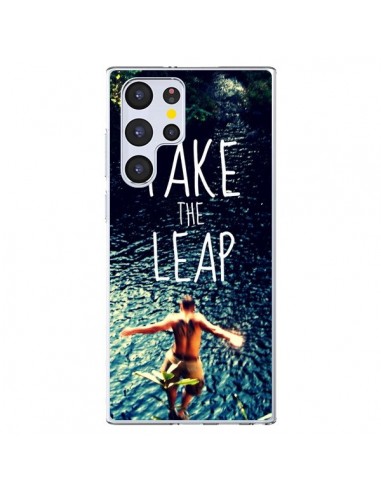 Coque Samsung Galaxy S22 Ultra 5G Take the leap Saut - Tara Yarte