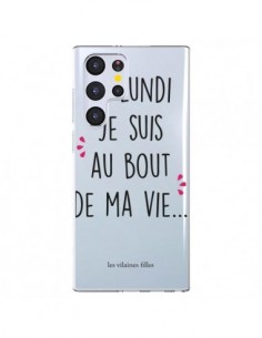 Coque Samsung Galaxy S22 Ultra 5G Le lundi, je suis au...