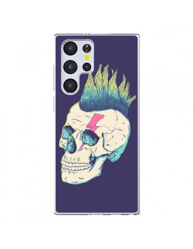 Coque Samsung Galaxy S22 Ultra 5G Tête de mort Punk - Victor Vercesi