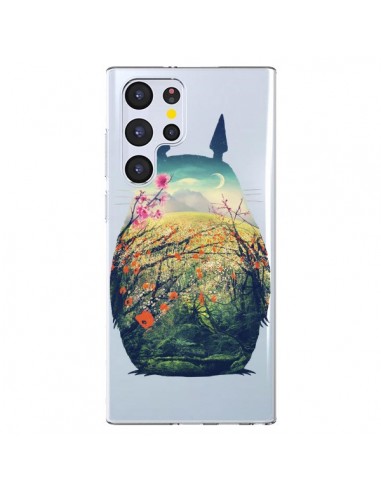 Coque Samsung Galaxy S22 Ultra 5G Totoro Manga Comics Transparente - Victor Vercesi