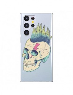 Coque Samsung Galaxy S22 Ultra 5G Tête de Mort Crane Punk...
