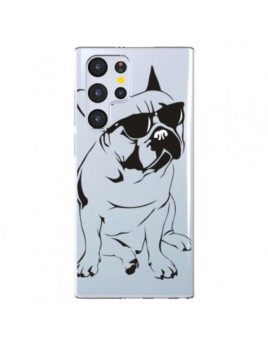 Coque Samsung Galaxy S22 Ultra 5G Chien Bulldog Dog Transparente - Yohan B.