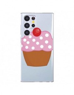 Coque Samsung Galaxy S22 Ultra 5G Cupcake Cerise...