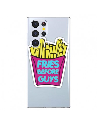 Coque Samsung Galaxy S22 Ultra 5G Fries Before Guys Transparente - Yohan B.