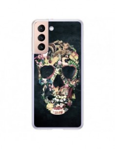Coque Samsung Galaxy S21 Plus 5G Skull Vintage Tête de...