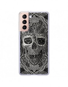 Coque Samsung Galaxy S21 Plus 5G Skull Lace Tête de Mort...