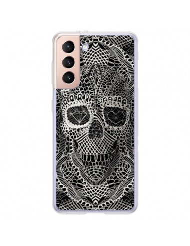 Coque Samsung Galaxy S21 Plus 5G Skull Lace Tête de Mort - Ali Gulec