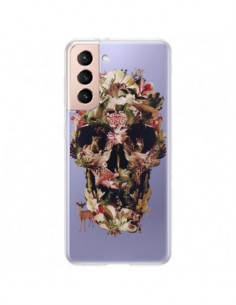 Coque Samsung Galaxy S21 Plus 5G Jungle Skull Tête de...