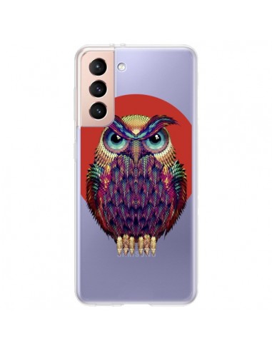 Coque Samsung Galaxy S21 Plus 5G Chouette Hibou Owl Transparente - Ali Gulec