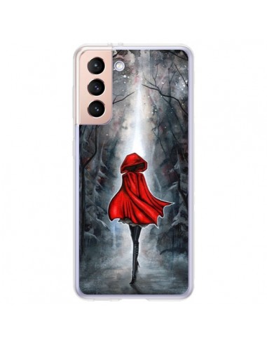 Coque Samsung Galaxy S21 Plus 5G Le Petit Chaperon Rouge Bois - Annya Kai